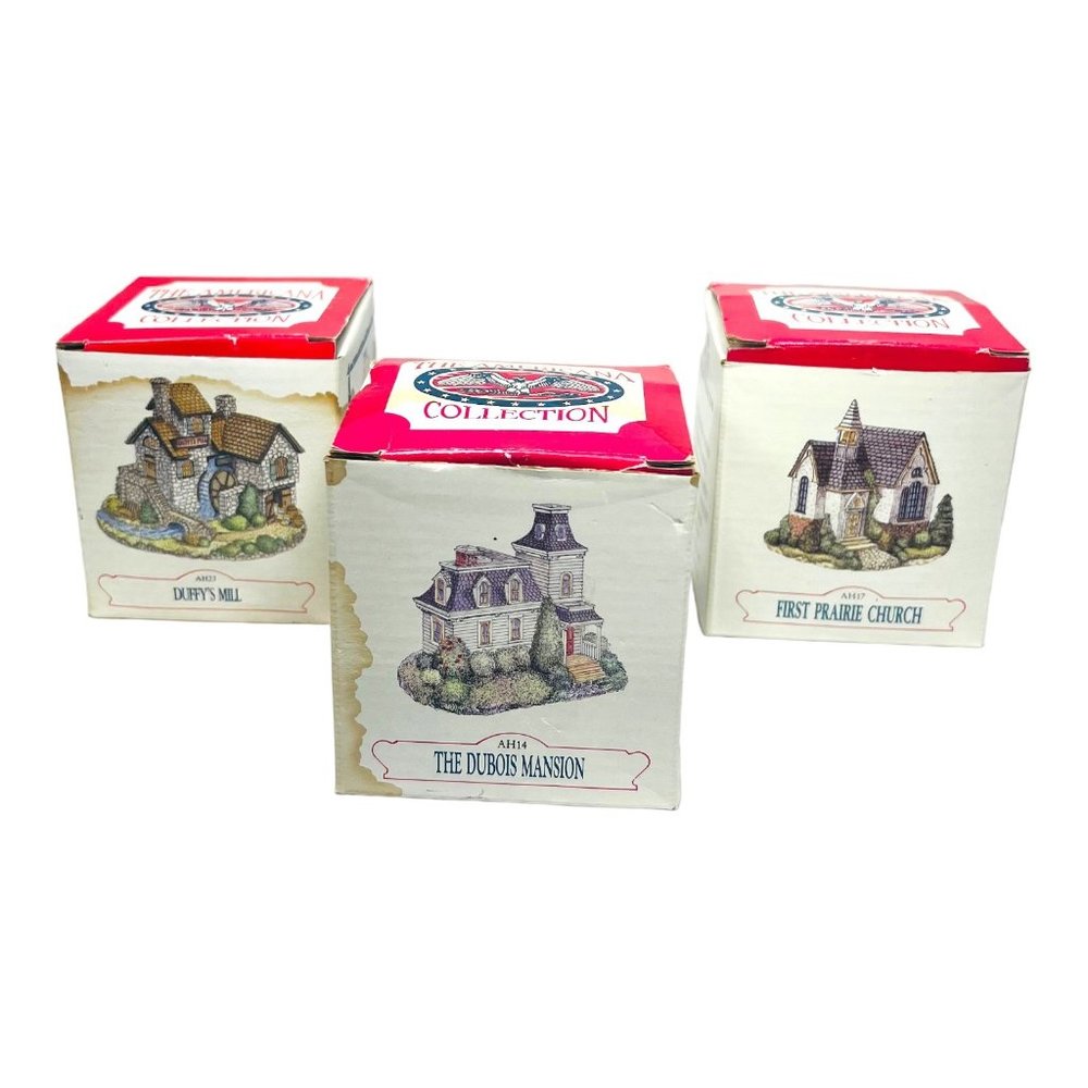 The Americana Collection First Prairie Church, Duffy's Mill & The Dubois Mansion